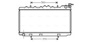 DN2102 Chladič, chlazení motoru AVA QUALITY COOLING