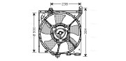 DN7520 Větrák, chlazení motoru AVA QUALITY COOLING