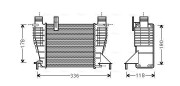 DNA4340 Chladič turba AVA QUALITY COOLING