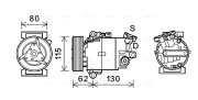 DNAK390 Kompresor, klimatizace AVA QUALITY COOLING