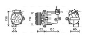 DNK342 Kompresor, klimatizace AVA QUALITY COOLING