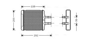 DWA6027 Výměník tepla, vnitřní vytápění AVA QUALITY COOLING