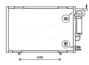 FD5583D Kondenzátor, klimatizace AVA QUALITY COOLING