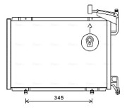 FD5592 Kondenzátor, klimatizace AVA QUALITY COOLING