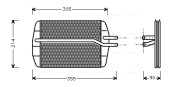 FD6216 Výměník tepla, vnitřní vytápění AVA QUALITY COOLING