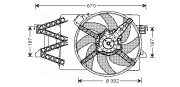 FD7514 Větrák, chlazení motoru AVA QUALITY COOLING