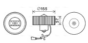 FD8568 vnitřní ventilátor AVA QUALITY COOLING