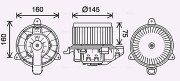 FD8626 vnitřní ventilátor AVA QUALITY COOLING