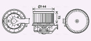 FD8629 vnitřní ventilátor AVA QUALITY COOLING