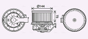 FD8632 vnitřní ventilátor AVA QUALITY COOLING