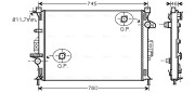 FDA2421 Chladič, chlazení motoru AVA QUALITY COOLING