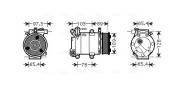 FDAK391 Kompresor, klimatizace AVA QUALITY COOLING