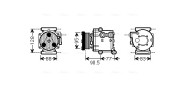 FDAK434 Kompresor, klimatizace AVA QUALITY COOLING