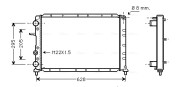 FT2236 Chladič, chlazení motoru AVA QUALITY COOLING