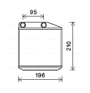 FTA6313 Výměník tepla, vnitřní vytápění AVA QUALITY COOLING