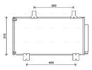 HD5247D Kondenzátor, klimatizace AVA QUALITY COOLING