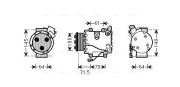 HDAK235 Kompresor, klimatizace AVA QUALITY COOLING