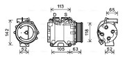 HDAK238 Kompresor, klimatizace AVA QUALITY COOLING