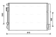 HY5269D Kondenzátor, klimatizace AVA QUALITY COOLING