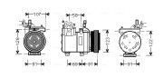 HYAK161 Kompresor, klimatizace AVA QUALITY COOLING