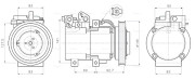 HYAK605 Kompresor, klimatizace AVA QUALITY COOLING