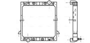 IV2059 Chladič, chlazení motoru AVA QUALITY COOLING