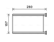 JEA6069 Výměník tepla, vnitřní vytápění AVA QUALITY COOLING