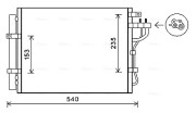 KA5188D Kondenzátor, klimatizace AVA QUALITY COOLING