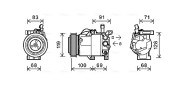 KAK144 Kompresor, klimatizace AVA QUALITY COOLING