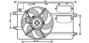 MC7506 Větrák, chlazení motoru AVA QUALITY COOLING