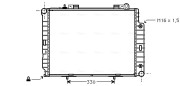 MS2209 Chladič, chlazení motoru AVA QUALITY COOLING