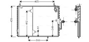 MS5160 Kondenzátor, klimatizace AVA QUALITY COOLING