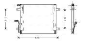 MS5262 Kondenzátor, klimatizace AVA QUALITY COOLING