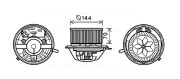 MS8608 vnitřní ventilátor AVA QUALITY COOLING