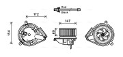 MS8617 vnitřní ventilátor AVA QUALITY COOLING