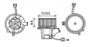 MS8640 vnitřní ventilátor AVA QUALITY COOLING