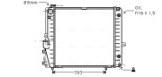 MSA2086 Chladič, chlazení motoru AVA QUALITY COOLING