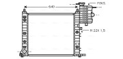 MSA2216 Chladič, chlazení motoru AVA QUALITY COOLING