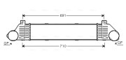 MSA4353 Chladič turba AVA QUALITY COOLING