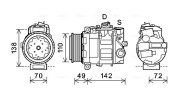 MSK644 Kompresor, klimatizace AVA QUALITY COOLING