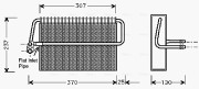 MSV272 Výparník, klimatizace AVA QUALITY COOLING