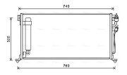 MTA5220D Kondenzátor, klimatizace AVA QUALITY COOLING