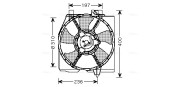 MZ7536 Větrák, chlazení motoru AVA QUALITY COOLING