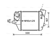 MZA4243 Chladič turba AVA QUALITY COOLING