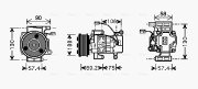 MZAK208 Kompresor, klimatizace AVA QUALITY COOLING