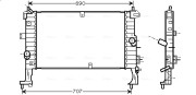 OL2346 Chladič, chlazení motoru AVA QUALITY COOLING