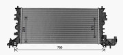 OL2703 Chladič, chlazení motoru AVA QUALITY COOLING