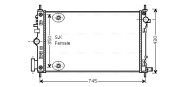 OLA2470 Chladič, chlazení motoru AVA QUALITY COOLING