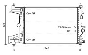 OLA2486 Chladič, chlazení motoru AVA QUALITY COOLING