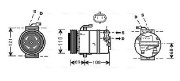 OLAK317 Kompresor, klimatizace AVA QUALITY COOLING